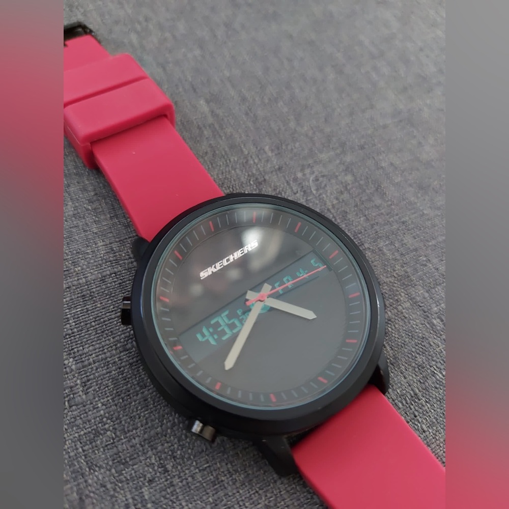 Skechers red watch no box included